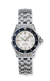 Omega Seamaster Diver 300M Quartz 28 Stainless Steel / White / Bracelet